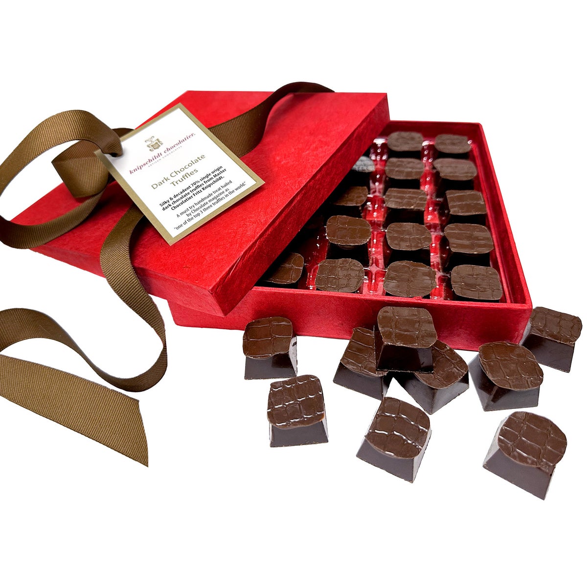 Knipschildt dark chocolate truffles 25-piece box