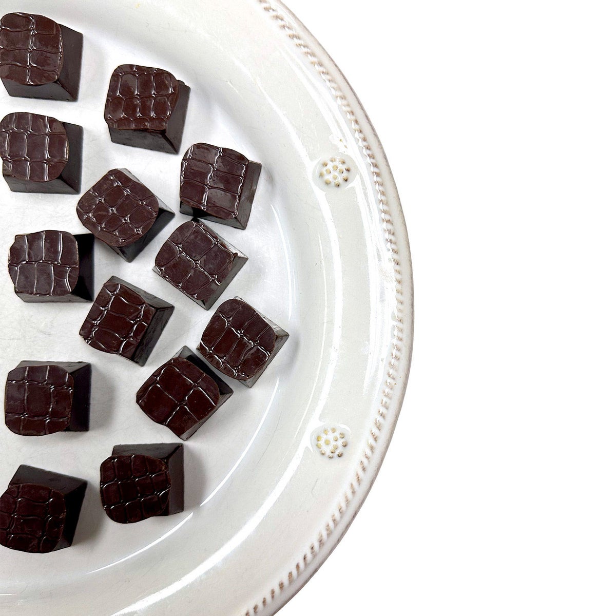 Knipschildt elegant dark chocolate candy assortment