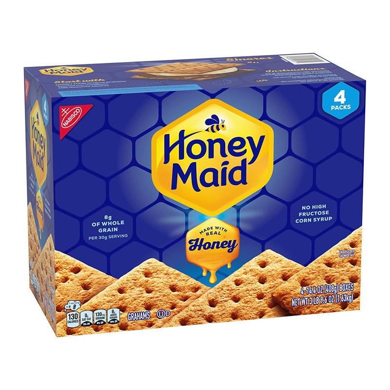 Honey Maid graham crackers 4-pack packaging