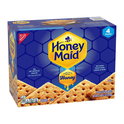 Honey Maid graham crackers 4-pack packaging