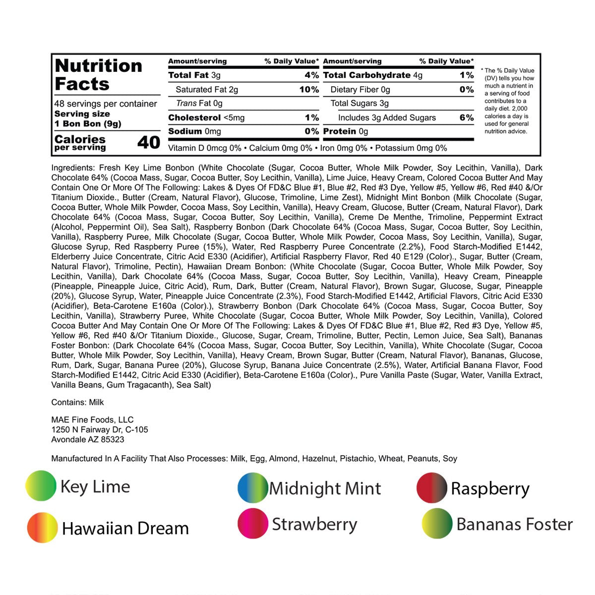 Mae Fine Foods 2 tray bonbon bundle