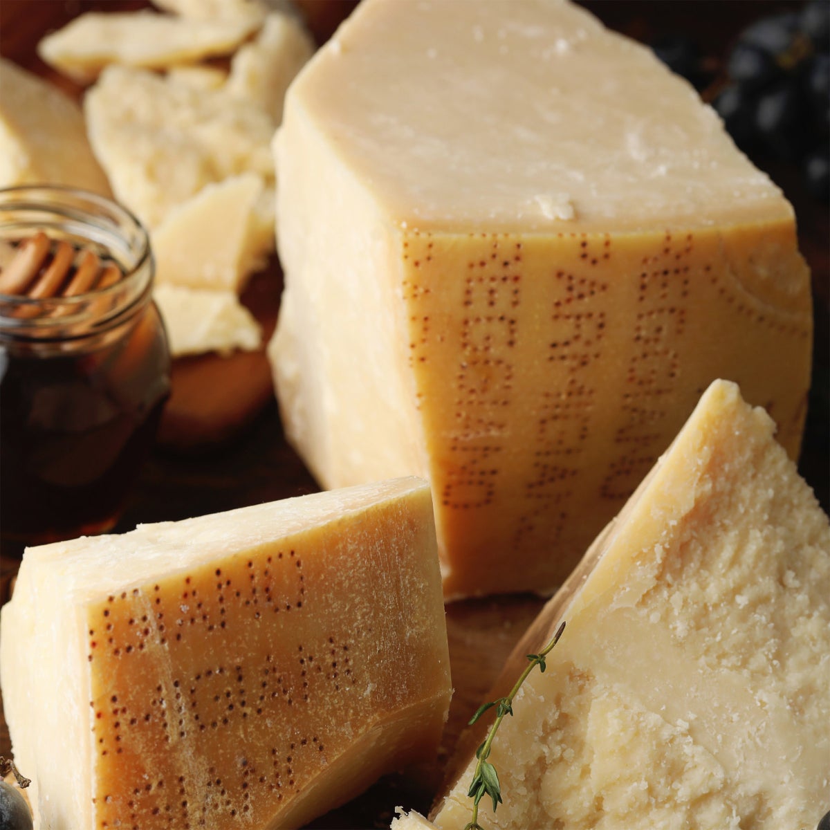 Cow’s milk Parmigiano Reggiano from Italy