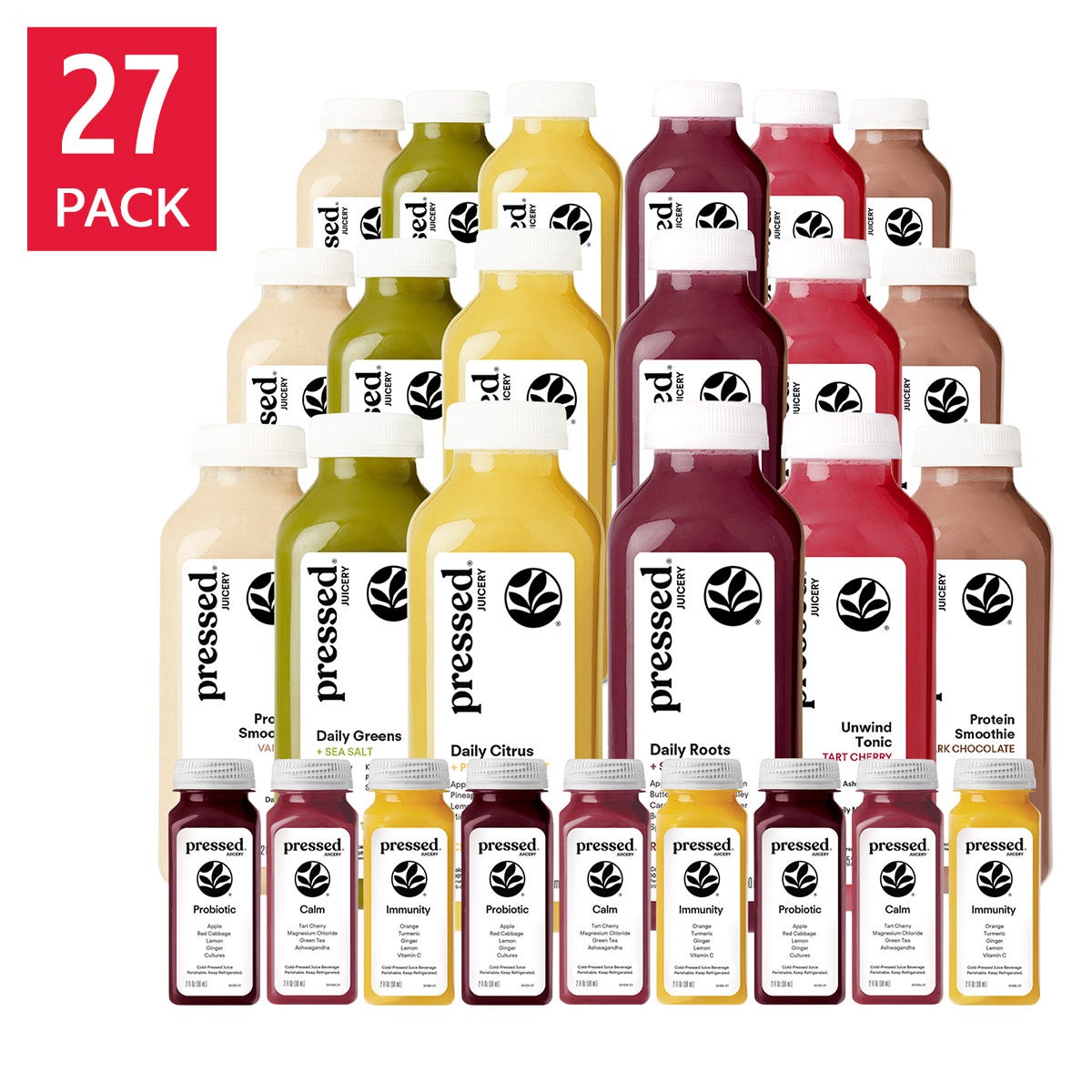 Pressed Juicery 3-day juice and protein cleanse bundle