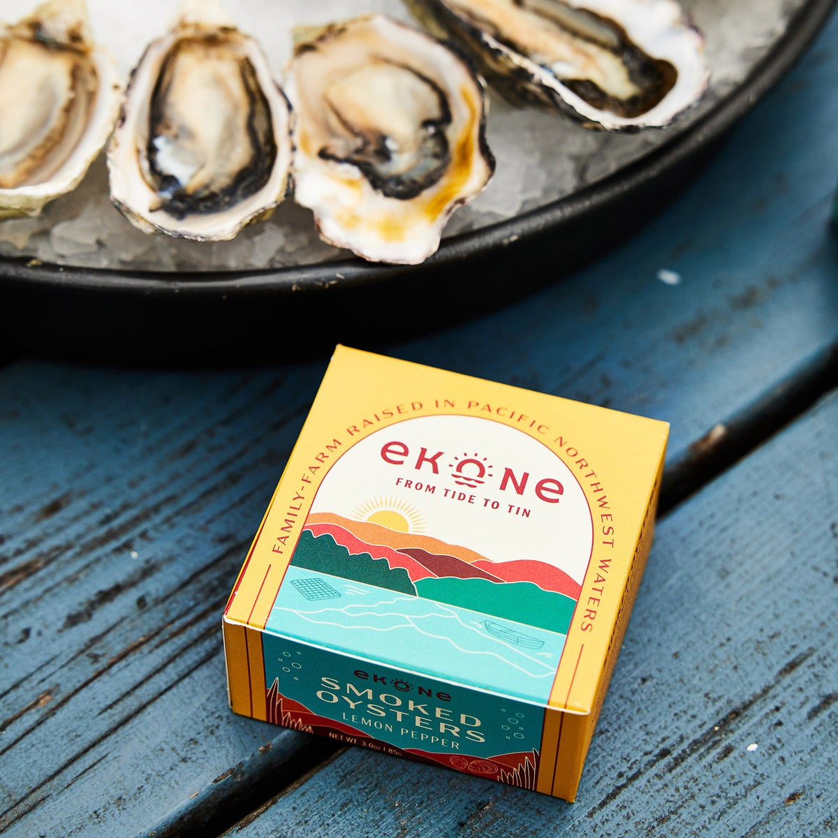 Ekone seafood sampler pack with three flavors