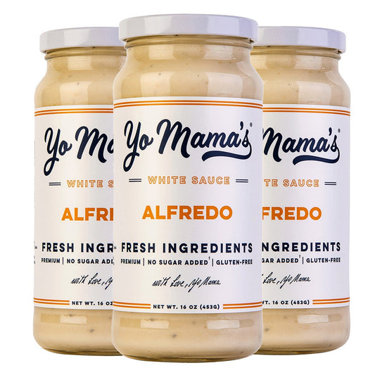 Yo Mama's Alfredo Sauce 3-pack jars