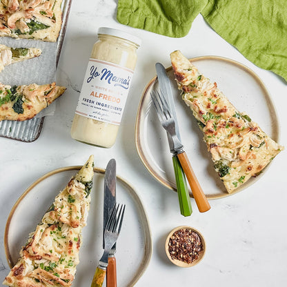Gluten-free no-sugar-added Alfredo sauce