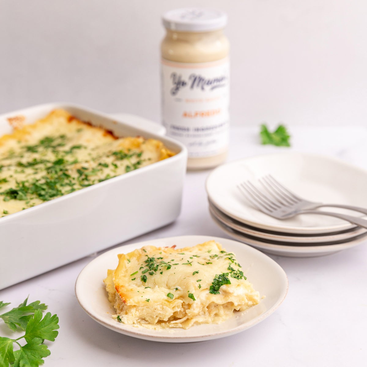 Alfredo sauce for pasta and casseroles