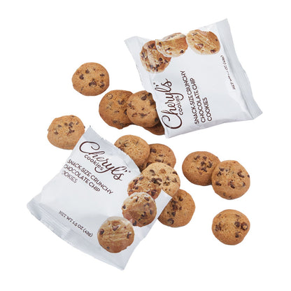 Snack-size chocolate chip cookies in box
