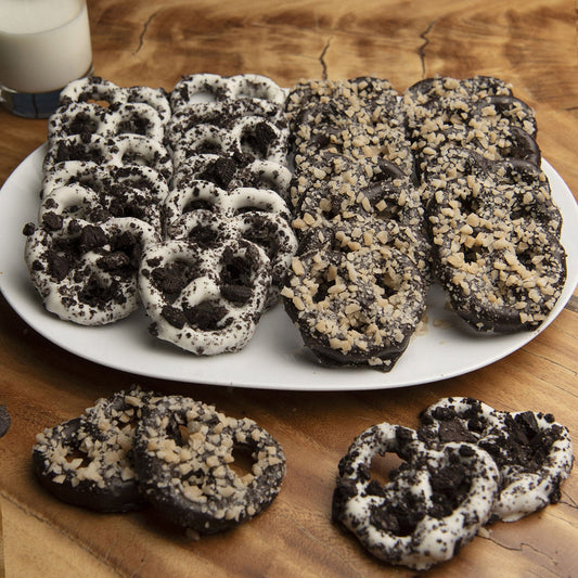 Sweet Penny toffee and cookies n creme pretzel assortment