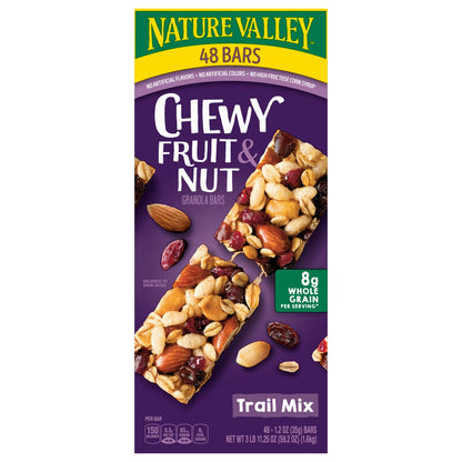 Nature Valley trail mix chewy granola bars 48-count box