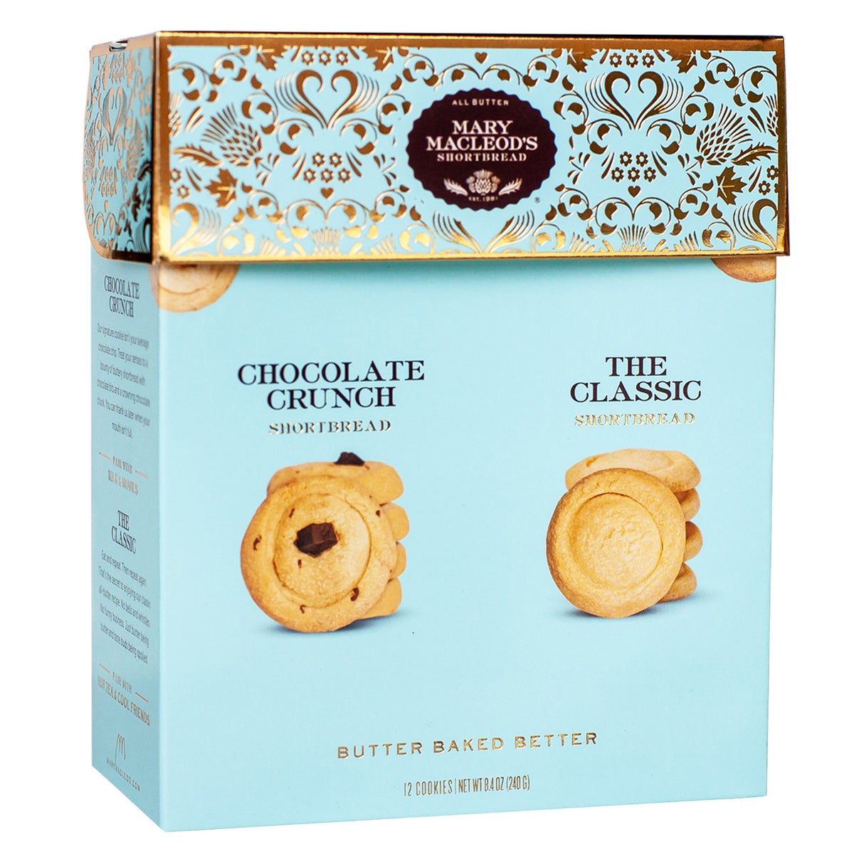 Mary Macleod's classic and chocolate crunch shortbread