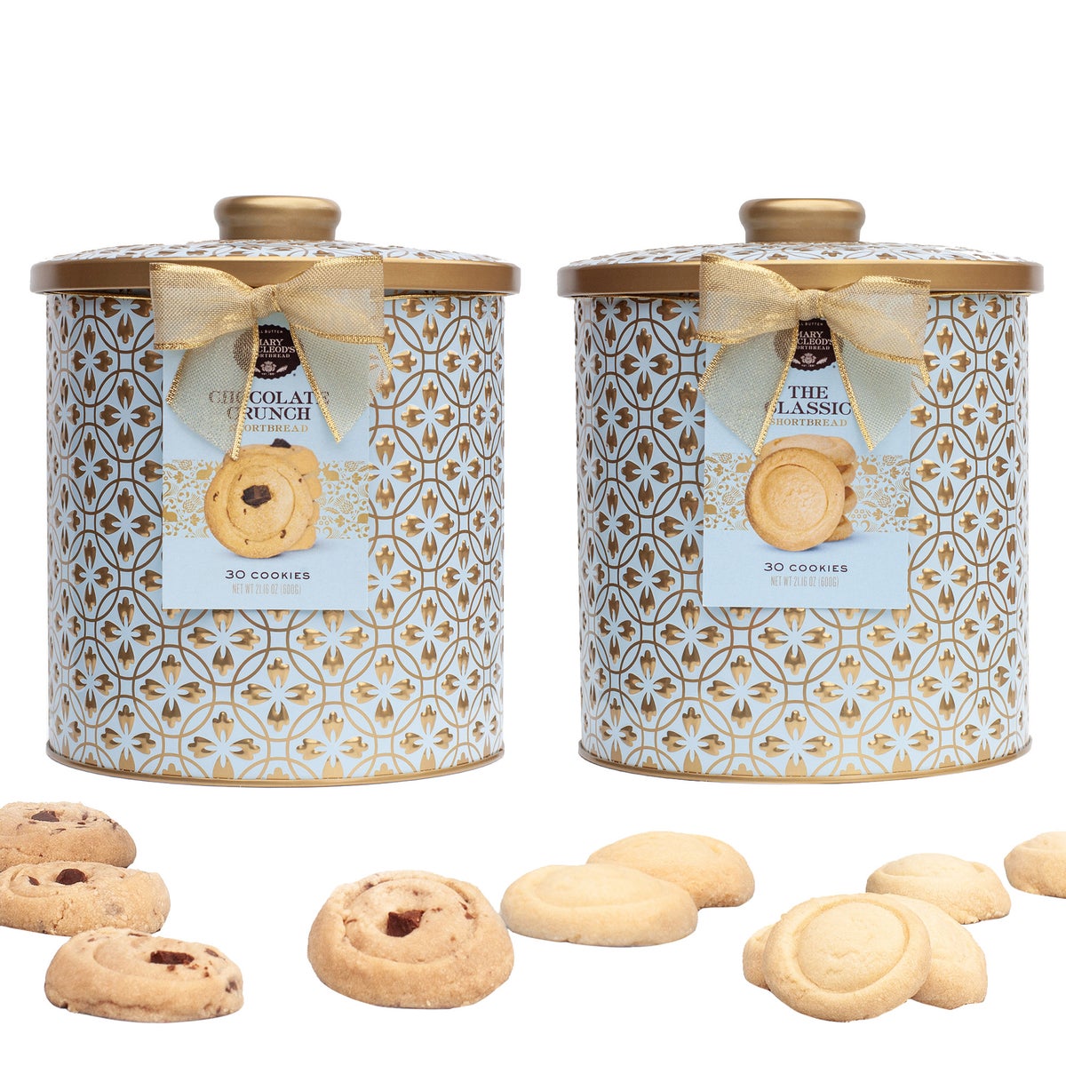 Mary Macleod's all butter shortbread cookies in embossed tin