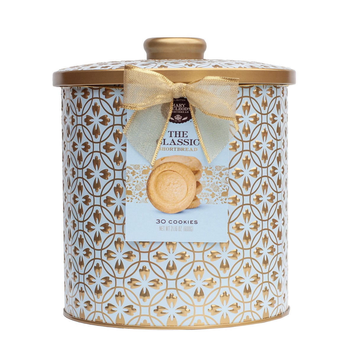 Mary Macleod's chocolate crunch shortbread cookies tin