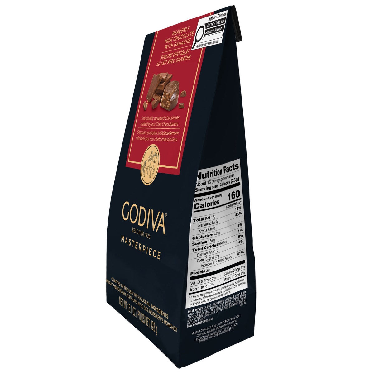 Individually wrapped Godiva chocolate pieces