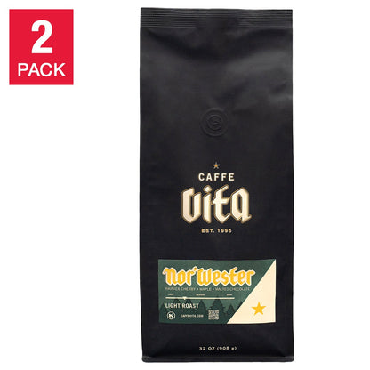 Caffe Vita Nor'Wester Blend ground coffee 2-pack