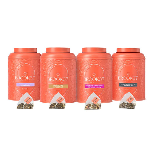 Brook37 The Atelier tea gift collection with four tins