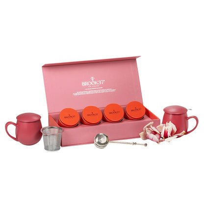 Brook 37 Amore tea gift box set with loose leaf tins