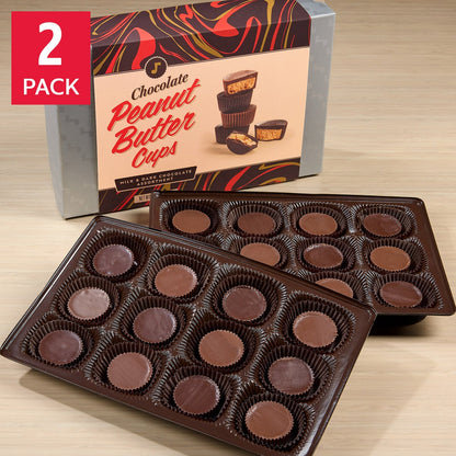 A'cappella assorted chocolate peanut butter cups 24-count