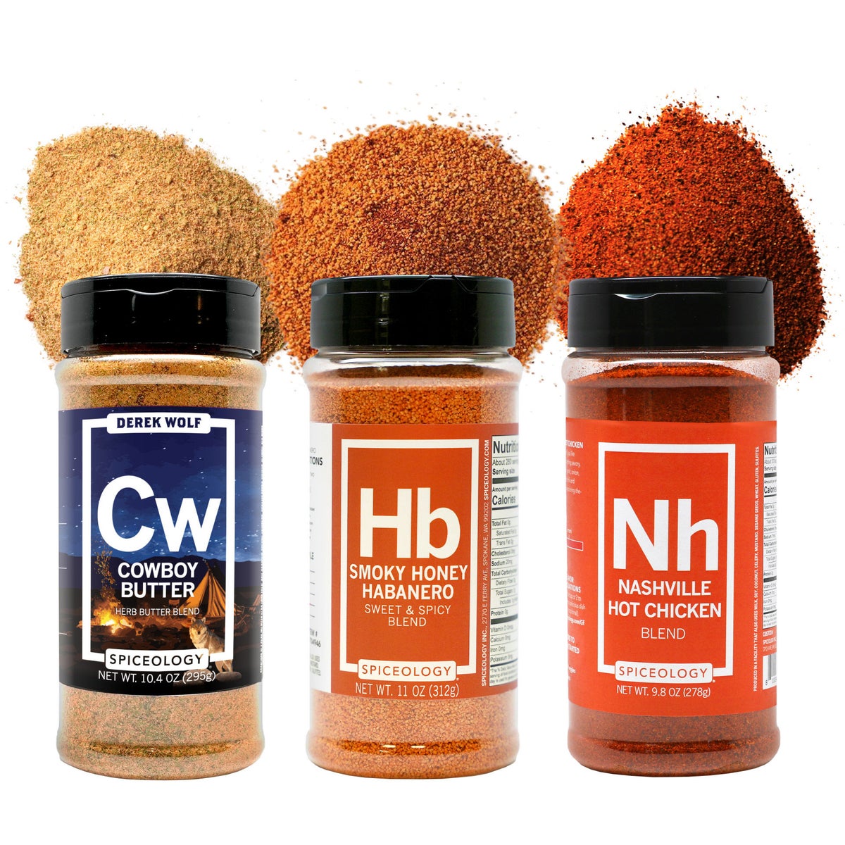 Spiceology grilling rub 3-pack for BBQ seasoning