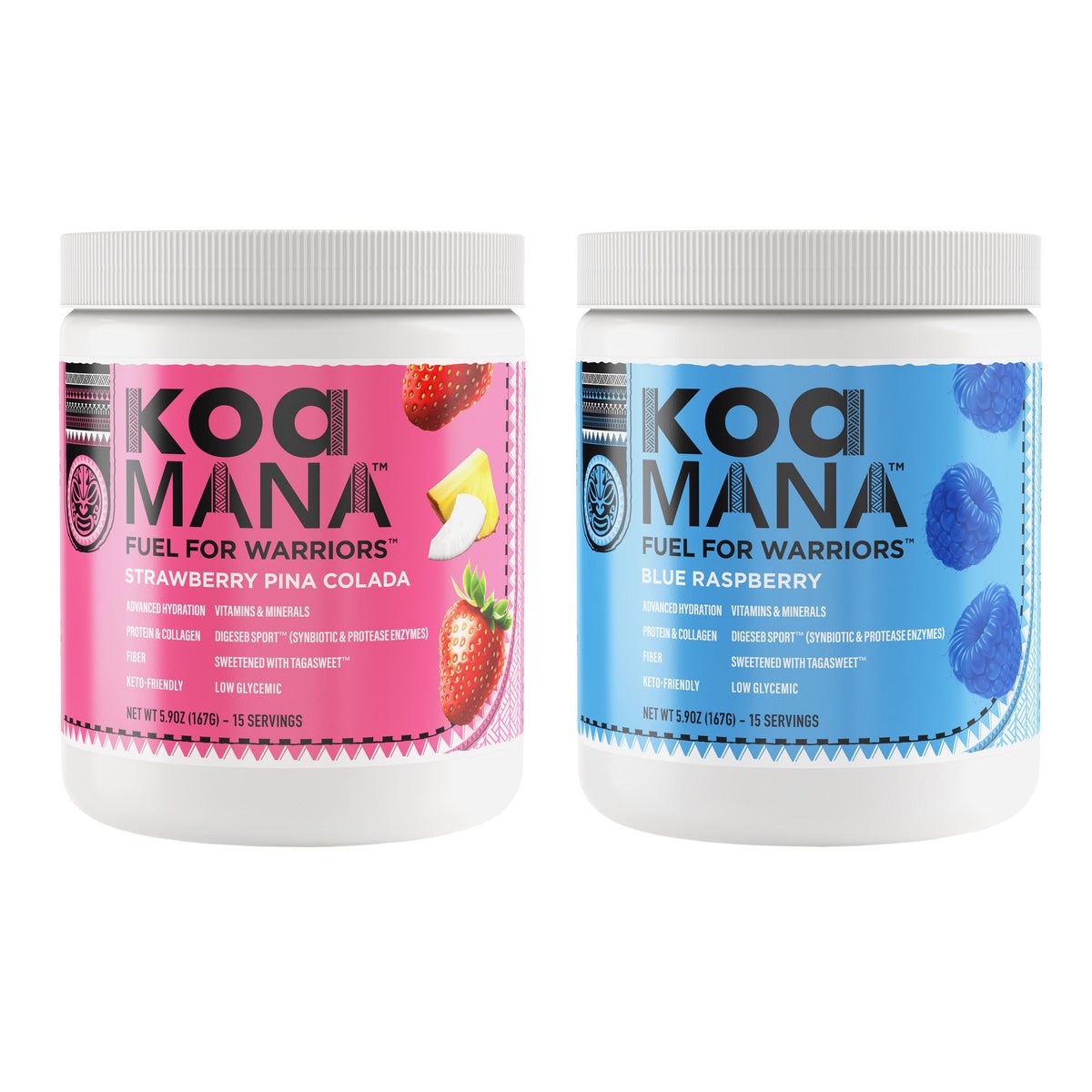 Koa Mana Fuel For Warriors hydration drink mix variety 2-pack
