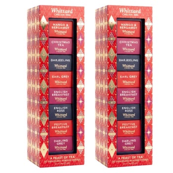 Whittard Feast of Tea 2 pack with 80 tea bags