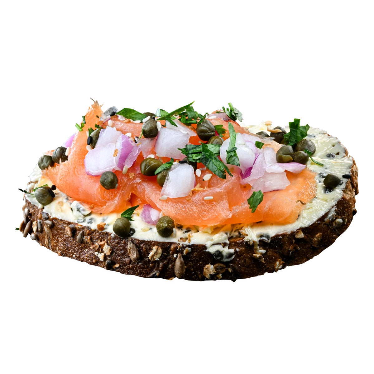 Creamy honey caviar butter gourmet spread