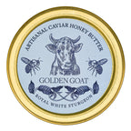 Golden Goat caviar butter with embossed key