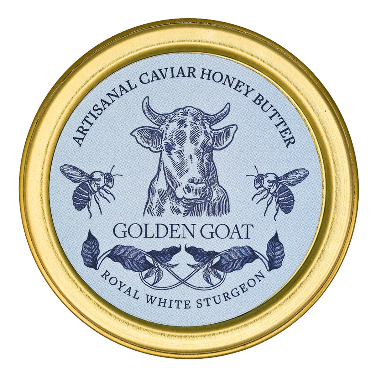 Golden Goat caviar butter with embossed key