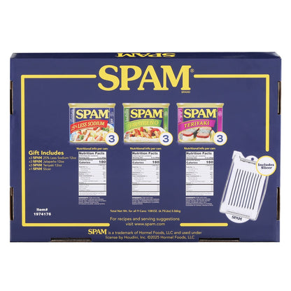 SPAM branded slicer included in gift set