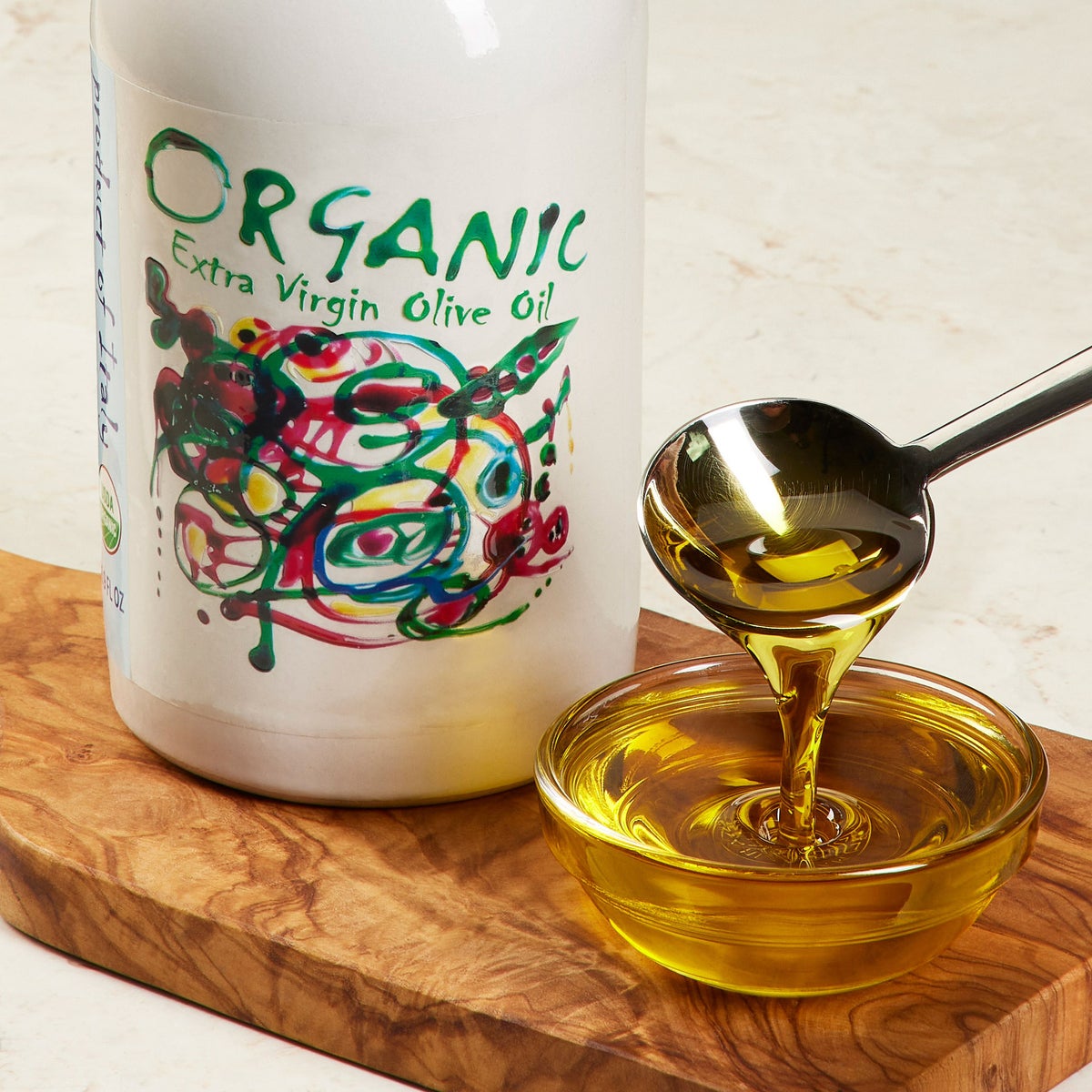 Arte olive oil ceramic bottle set 33.8 fl oz total