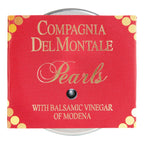 Balsamic vinegar pearls for salads and appetizers