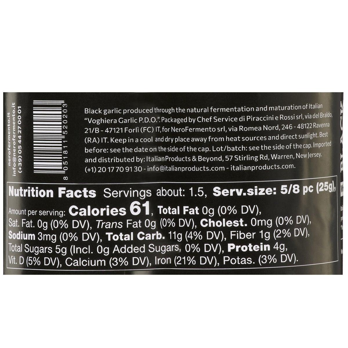 Product of Italy black garlic assortment