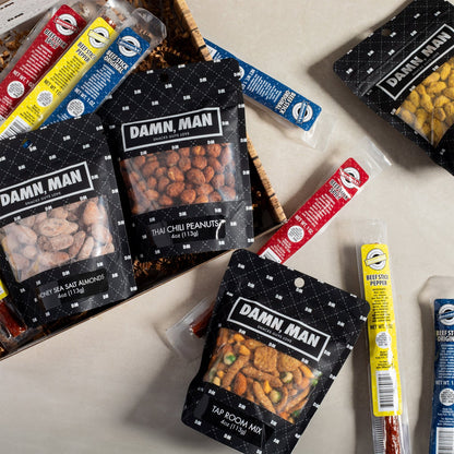Honey sea salt almonds in gift box