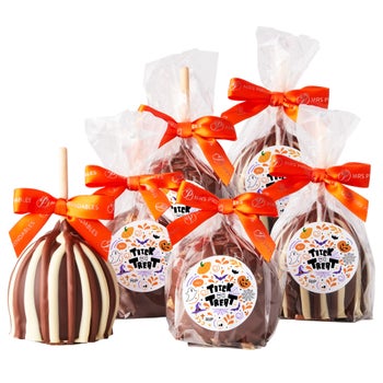 Mrs Prindables Halloween triple chocolate caramel apple 6-pack