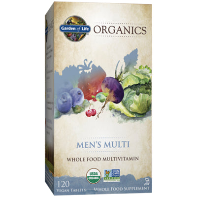 Garden of Life Organics Men’s Multi 120 vegan tablets