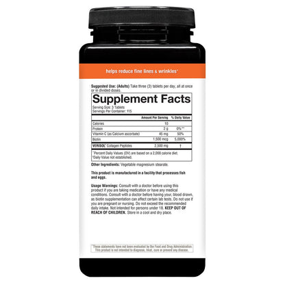 Youtheory concentrated effect collagen supplement front label