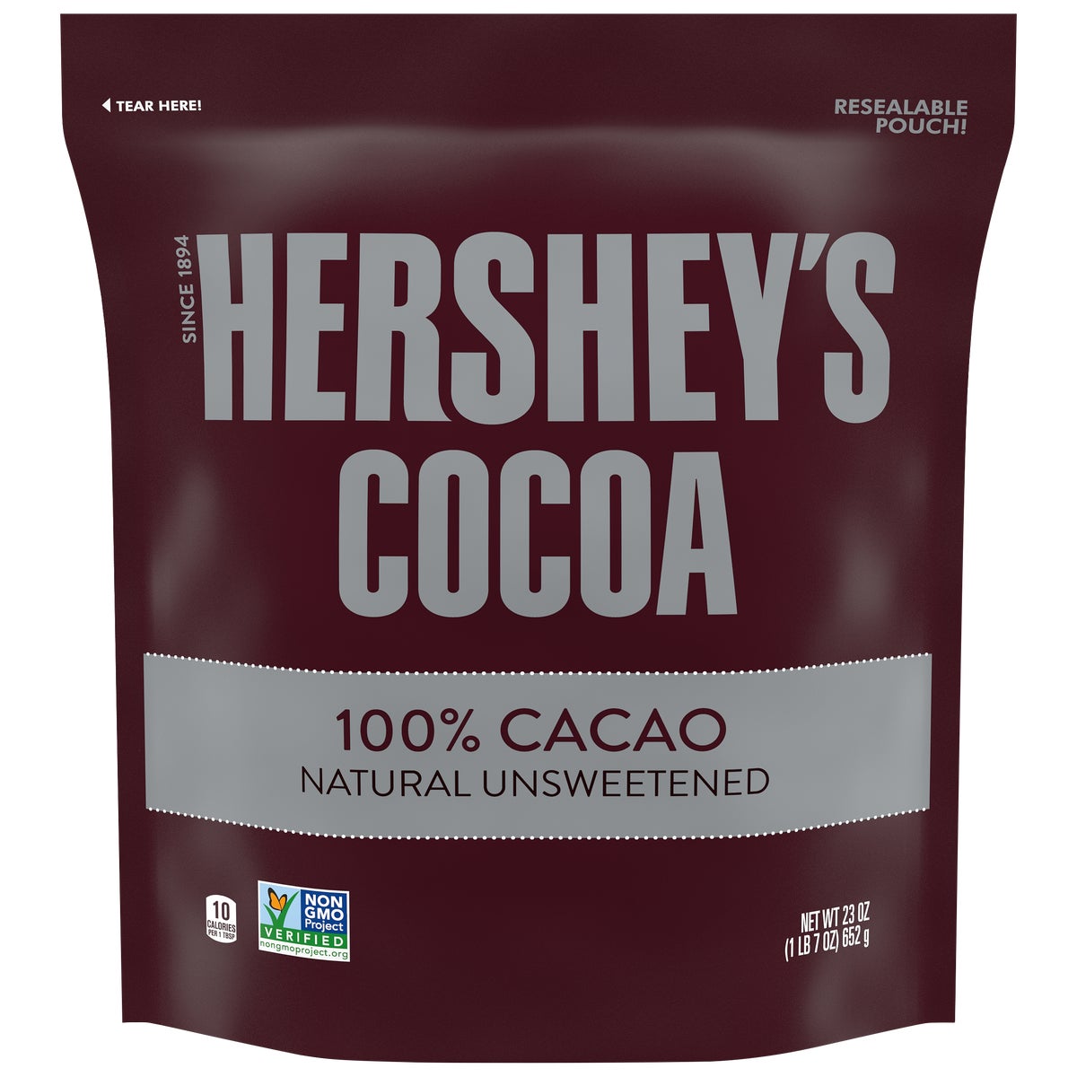 Hershey's unsweetened cocoa 23 oz bag