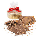 Jelina Chocolatier handcrafted chocolate bark duo tin