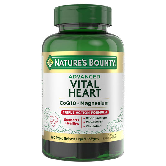 Nature's Bounty Advanced Vital Heart 120 count bottle