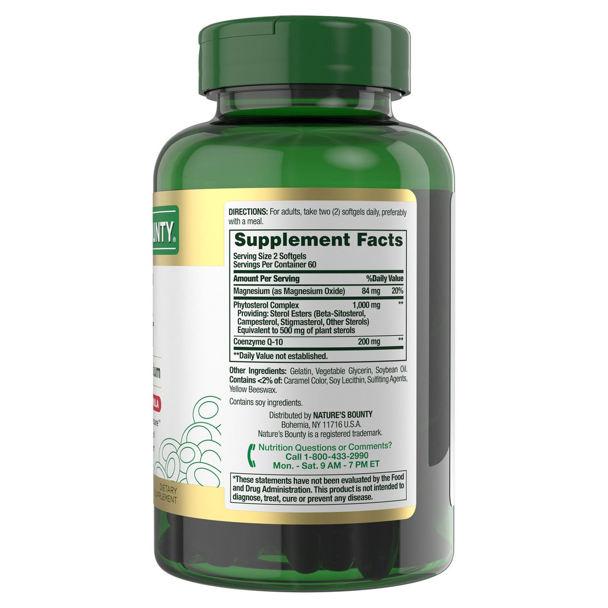 Nature's Bounty CoQ10 and phytosterols supplement