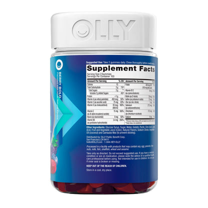 OLLY multivitamin gummy supplement for men