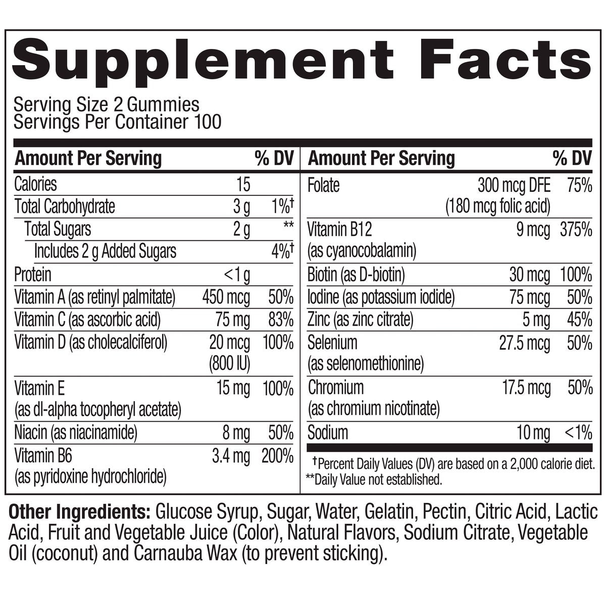 OLLY 100 day supply men's gummy vitamins