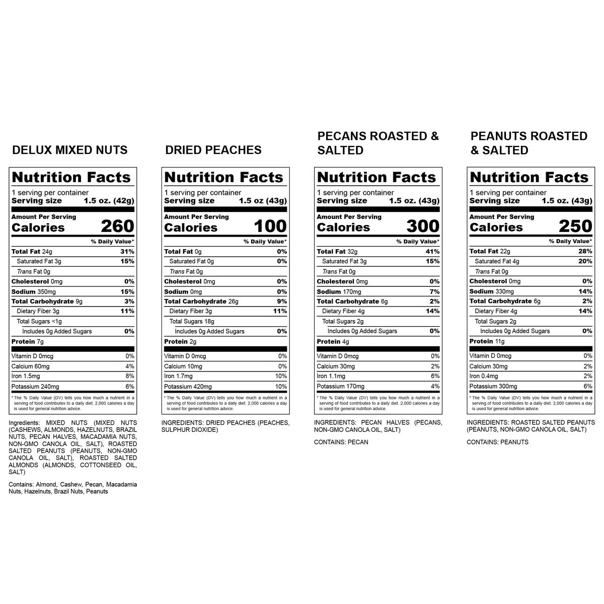 Convenient grab-and-go snack variety box