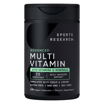 Sports Research Advanced Multivitamin 180 veggie capsules