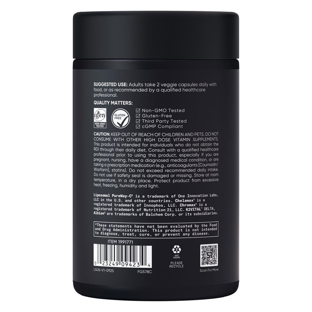 Sports Research multivitamin supplement bottle