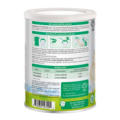 Holle Non-GMO goat milk toddler drink tins