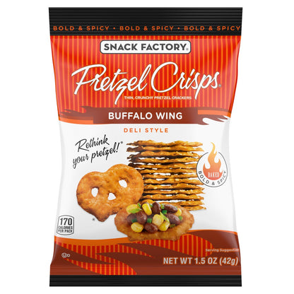 Snack Factory Original Pretzel Crisps snack bags