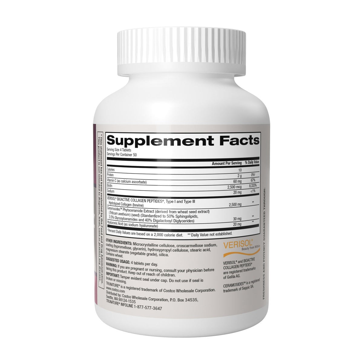 trunature Verisol Collagen supplement for skin support