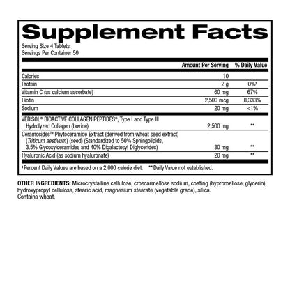 trunature collagen capsules with biotin and ceramides