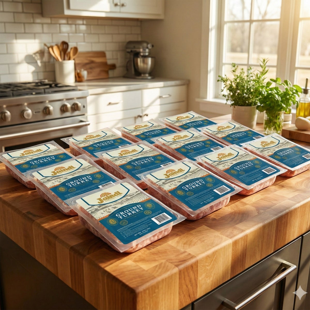 12 lbs total ground turkey value pack